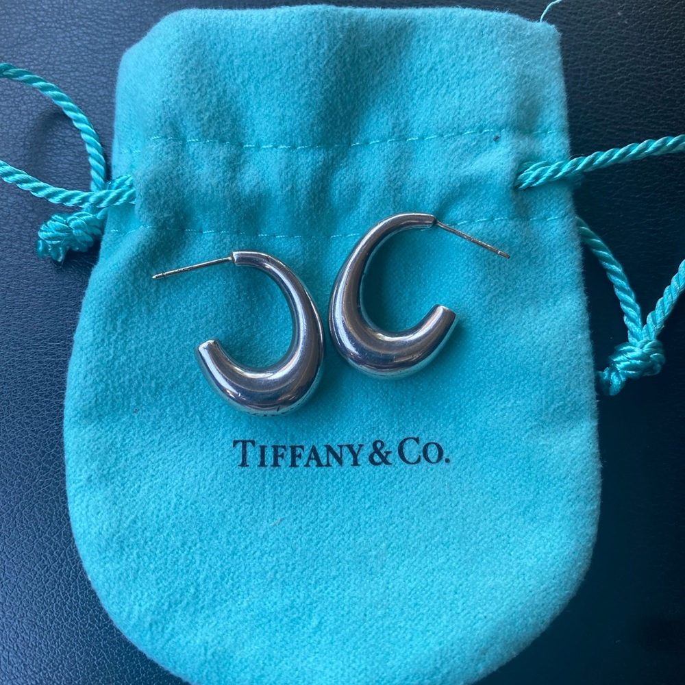 Tiffany hoop earrings